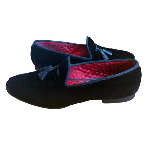 Tom Ford Black Velvet  Tassel Loafers main image 6